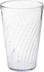 G.E.T. 2212-1-CL Tahiti 12 Oz Clear SAN Plastic Tumbler - Dozen
