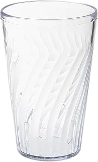 G.E.T. 2212-1-CL Tahiti 12 Oz Clear SAN Plastic Tumbler - Dozen