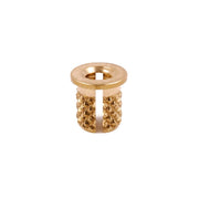 Plastic Thread Insert by E-Z LOK – 4-40, Brass, Gold, Pack of 50, Model 260-004-BR