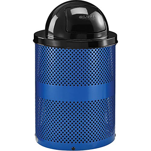 Global Industrial Blue / Industrial / 36.0 gallons Trash, Recycling & Compost