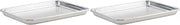 Winco Commercial-Grade Aluminum Sheet Pan, 18 Gauge, 1/4 Size (Pack of 2)