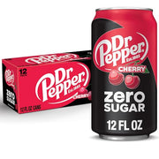 Dr Pepper Zero Sugar Cherry / 12 Fl Oz (Pack of 12) / 1 Soft Drinks