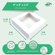 SOUTHERN CHAMPION TRAY 12 / Small / White Bakery Take Out Containers