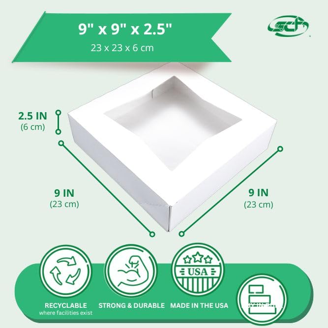 SOUTHERN CHAMPION TRAY 12 / Small / White Bakery Take Out Containers
