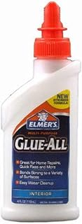 Products Elmer's E3810 Multi-Purpose Glue-All, 4 Ounces, 4 oz, White, 4 Fl Oz