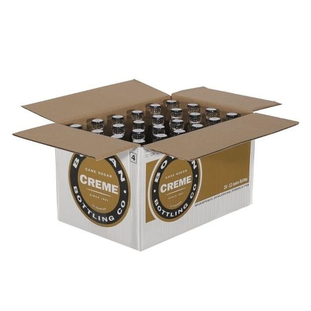 Bottling Co Creme Soda by Boylan – 12 Fl Oz (Pack of 24), Cream, Pack of 24