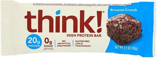 Think Thin Brownie Crunch Bar, 2.1 Ounce -- 120 per case.