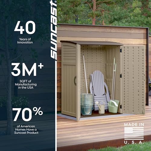 Suncast Taupe / 54 CU FT. / Outdoor,Garden Storage Sheds