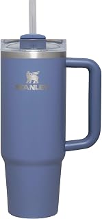 STANLEY Quencher H2.0 FlowState Stainless Steel Vacuum Insulated Tumbler with Lid and Straw for Water, Iced Tea or Coffee (Twilight Blue, 40 oz)