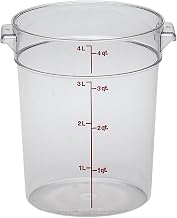 Cambro RFSCW4135 Camwear Round Storage Container 4 qt. clear - Case of 12