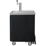 23 1/2" Kegerator Beer Dispenser by MOTAK – 25.98x32.28x48.03, In Description, Check Images, Model MBCBD-1-X