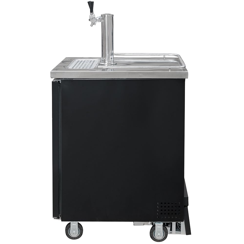 23 1/2" Kegerator Beer Dispenser by MOTAK – 25.98x32.28x48.03, In Description, Check Images, Model MBCBD-1-X