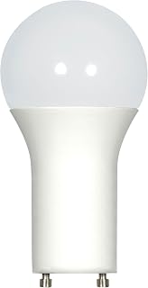 Satco 11.5 Watt, A19 LED Light Bulb, 4000K, Cool White, 1100 Lumens, 90 CRI, Frost Finish, GU24 Base, 220 Degree Beam, Dimmable, Damp, Enclosed Fixture Rated, 120V, CEC, Replacement Bulb (24 Pack)