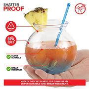 Stock Your Home 12 Pack / Clear / Casual Bowls