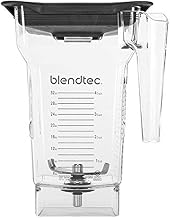 Blendtec 40-609-62 Clear FourSide Jar with Black Hard Lid