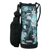 Replacement 2-Way Bottle FJJ-1001WF Handy Pouch by THERMOS – Polyester, black aqua, Model FJJ-1001WF ハンディポーチ