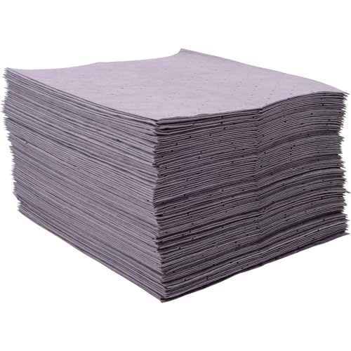 Universal Sorbent Pads by Global Industrial – Polypropylene, Gray, Model U3PM100