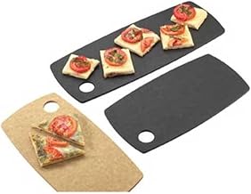 Cal Mil Black Round Serving Display Board, 15.875 x 6 x .25 inch - 3 per case.
