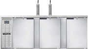 KC90-SS Keg Cooler 90" W, Five Keg Capacity & Stainless Steel Exterior