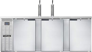 KC90-SS Keg Cooler 90" W, Five Keg Capacity & Stainless Steel Exterior