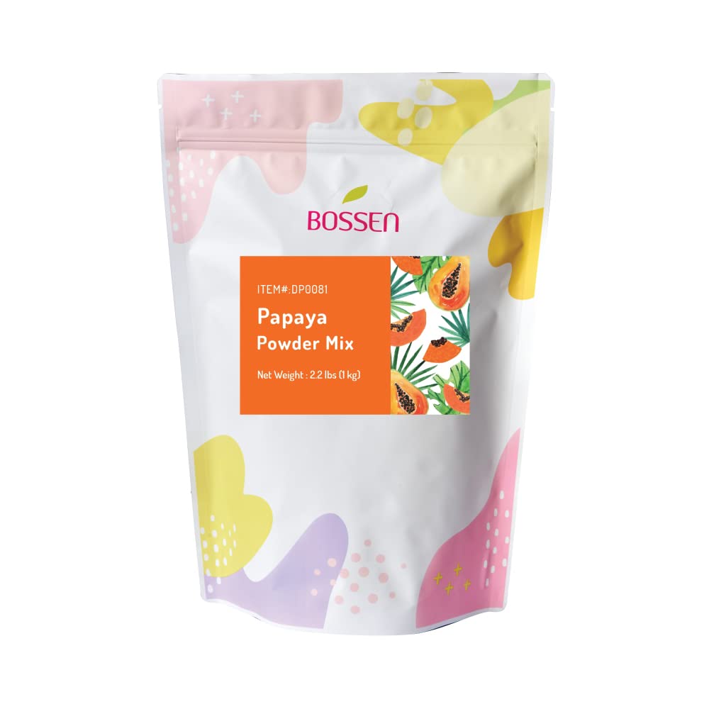 Bossen Papaya / 35.2 Ounce (Pack of 1) / 1 Bubble Tea Tapioca Pearls