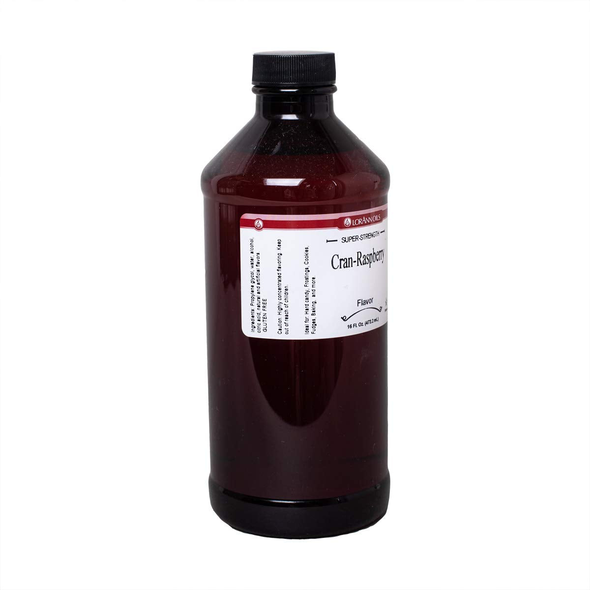 LorAnn Cran-Raspberry SS Flavor by LorAnn Oils – 16 ounce, Yellow, Model 0040-1000