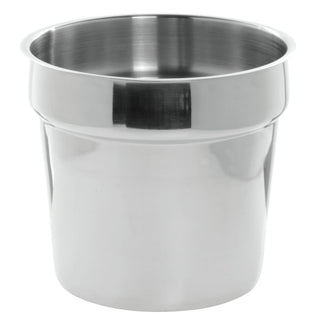 Bain Marie Inset Pan by HUBERT – 11 Quarts, Stainless Steel, Silver, Model INS11