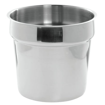 Bain Marie Inset Pan by HUBERT – 11 Quarts, Stainless Steel, Silver, Model INS11