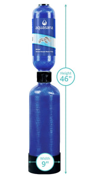 Rhino Whole House Filter Genuine Replacement Tank by Aquasana – Fiberglass, Blue, Model WH-1000R