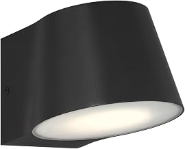 20390LEDDMG-BL/FST Ry - 34W 2 LED Outdoor Wall Mount-5.75 Inches Tall and 6.5 Inches Wide, Finish Color: Black