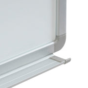 96" W x 48" H Magnetic Whiteboard by Global Industrial – 96"W x 48"H, Alloy Steel, White, Model B880013PK