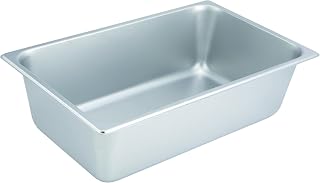 Winco 28.5 qt Full Size Silver Stainless Steel Steam Table Pan (Set of 12)