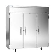Elite VERSA-3D-SD-HC Three Section Refrigerator with Solid Doors by VICTORY – Commercial Grade