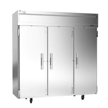 Elite VERSA-3D-SD-HC Three Section Refrigerator with Solid Doors by VICTORY – Commercial Grade