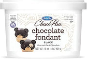 Satin Ice ChocoPan Black Chocolate Fondant (1 Pound) For Cake Decorating