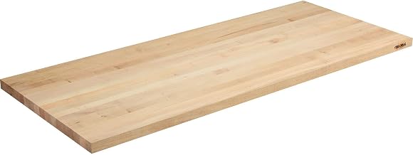 Global Industrial Workbench Top - Maple Butcher Block Square Edge, 48" W x 30" D x 1-3/4" Thick