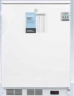 ACCUCOLD FF7LWPLUS2 24-Inch Wide All-Refrigerator - White; ADA Compliant; NIST Calibrated Temperature Display; Commercially Approved; RHD (Right-Hand Door Swing); CARB Compliant