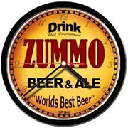 ZUMMO beer and ale cerveza wall clock
