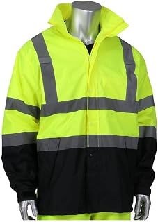 Protective Industrial Products Waterproof Jacket Falcon Hi Vis Yellow Ansi 2X/3X
