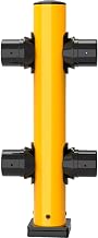Global Industrial Middle Post for Protective Plastic Guard Rails, 42"H, Yellow