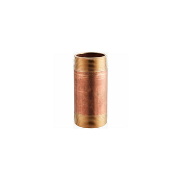 American Granby B80-3/4X2 Red Brass Nipple by Merit Brass – Brass, Yellow,Red, Model 2012-200