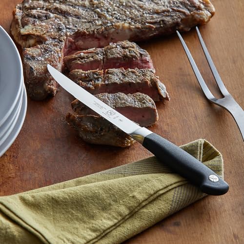 Mercer Culinary 5" / Serrated Steak Knife 5-inch / Black Utility Knives
