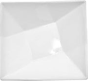 CAC China 7 oz White Crystal Square Bowls 48 Ct