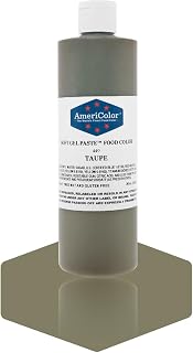 AmeriColor Taupe, 13.5 Ounce Bottle, Soft Gel Paste Food Color