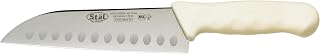 Winco 7" White Plastic Santoku Knife