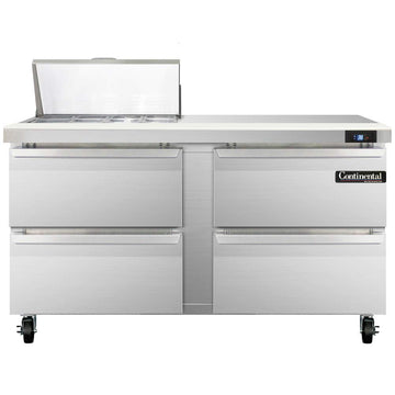 SW60-8C-D Sandwich Unit by Continental Refrigerator – 17.0 cubic_feet, Model SW60-8C D