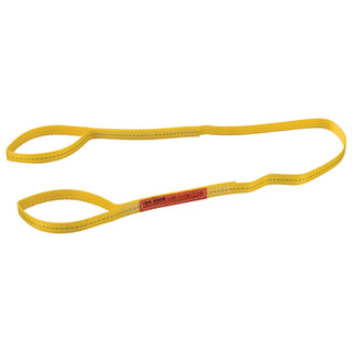 Polyester Eye & Eye Web Sling by Global Industrial – Polyester, Yellow, Model JLEE1601DFX6