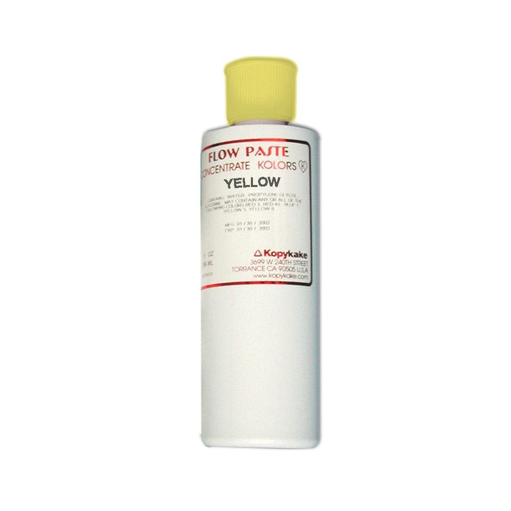 Kroma Flow 9 oz Yellow Paste by Kopykake – Plastic, Yellow, Model FPYEL