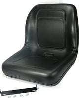 Replacement Black High Back Seat Fits Dixie Chopper 2002 Mower X2001-50 | Fits Xf2500-6, Xw2300-60 | Lawn Outdoor Power Equipment Part