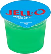 JELL-O Jell-O Gelatin Snacks Lemon-Lime Sugar Free 12.5OZ (Pack of 6)